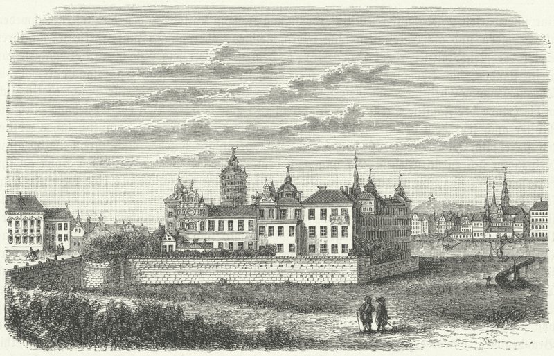 Palais royal à Stockholm au XVIIe siècle - German School