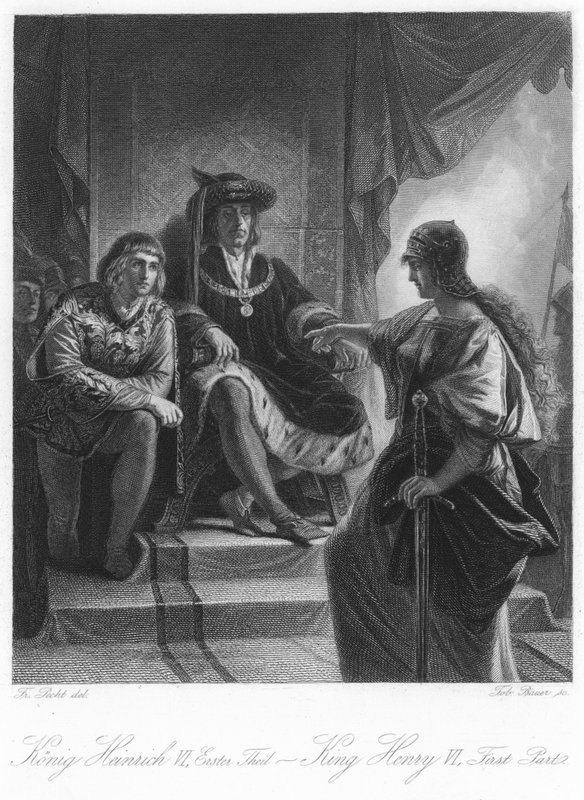 Scène de Henry VI, Première Partie II - German School