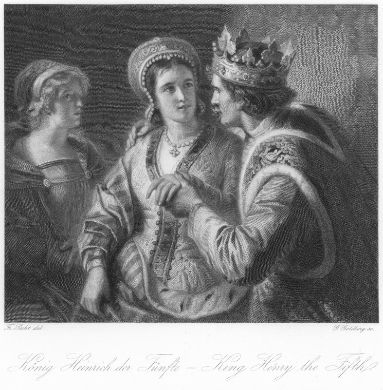 Scène de Henry V - German School