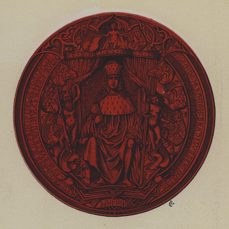 Sceau de Joachim I et Joachim II, Électeurs de Brandebourg - German School