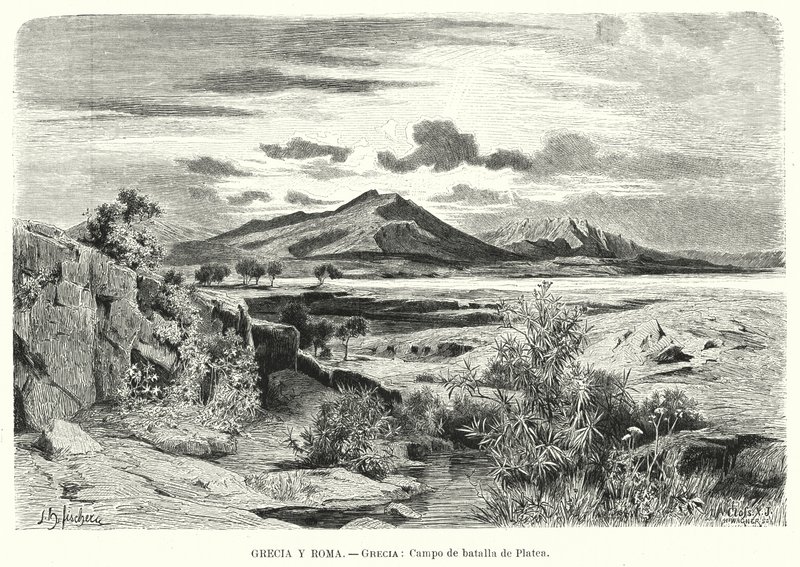 Site de la bataille de Platées, Grèce - German School