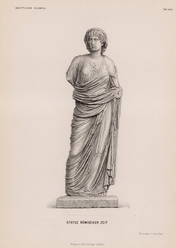 Statue de la période romaine d