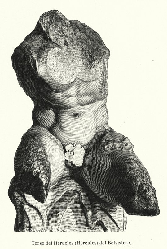 Le Torse du Belvédère, sculpture romaine traditionnellement considérée comme une représentation d
