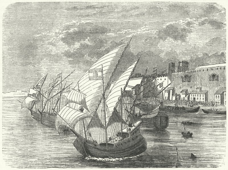 La flotte hongroise au large de Naples - German School