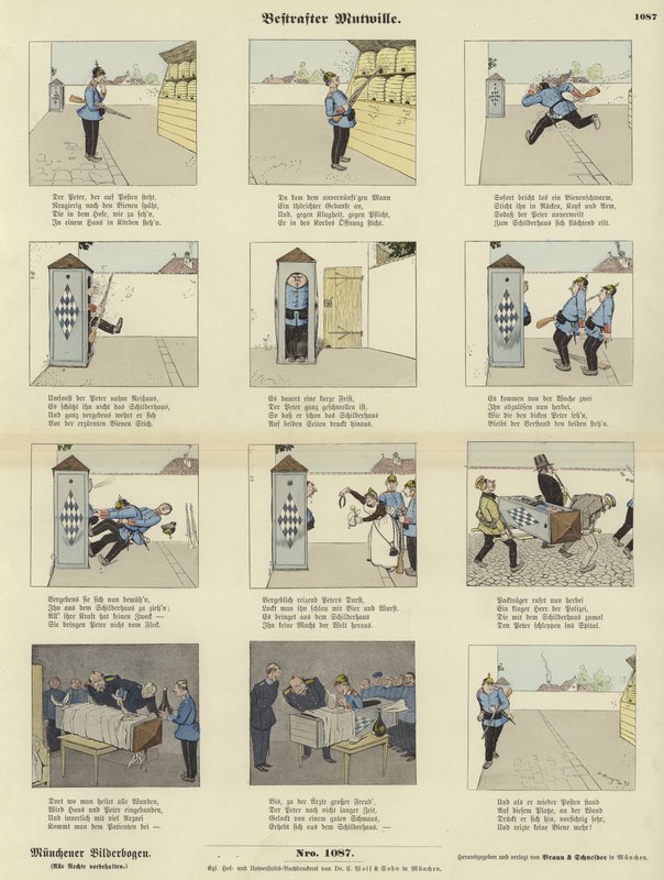 Le soldat et les abeilles - German School