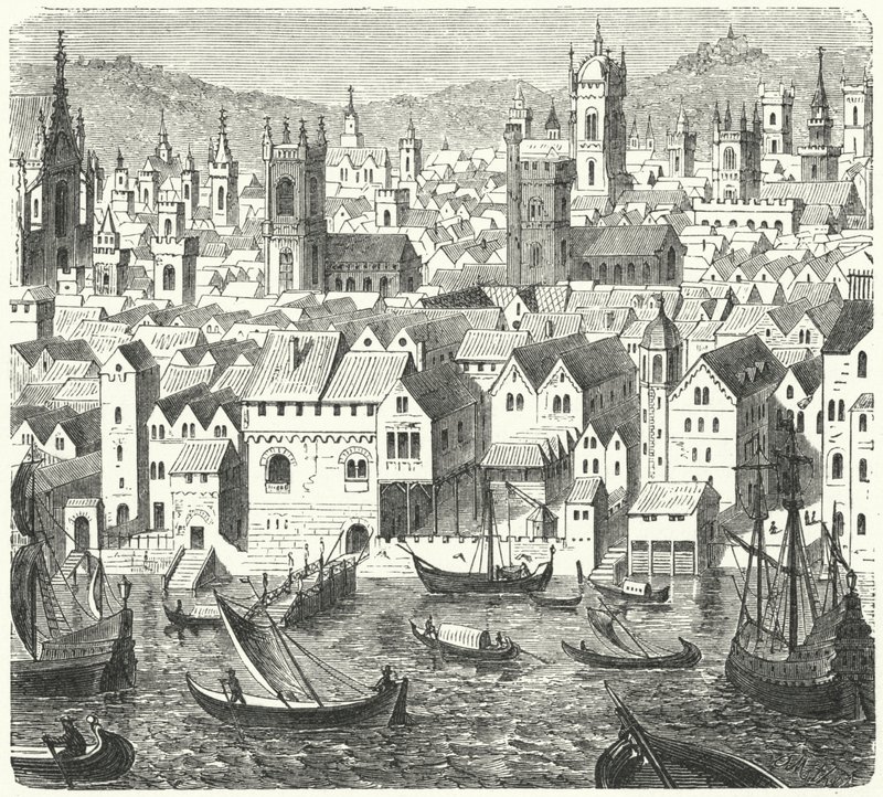 La Steelyard, base commerciale de la Ligue hanséatique à Londres - German School