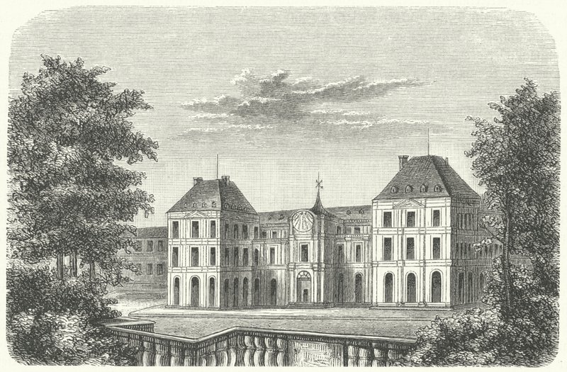 Le Palais des Tuileries, Paris, en 1799 - German School