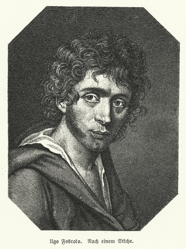 Ugo Foscolo, poète italien, soldat et révolutionnaire - German School