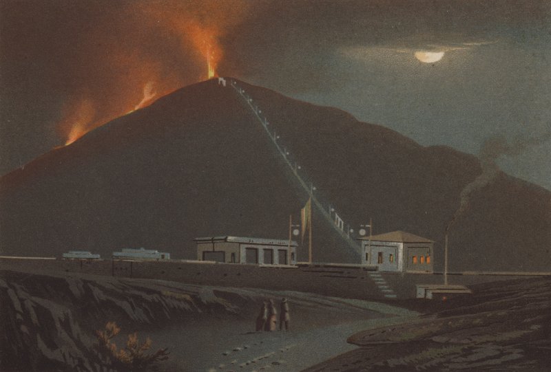 Éruption du Vésuve, 1880 - German School