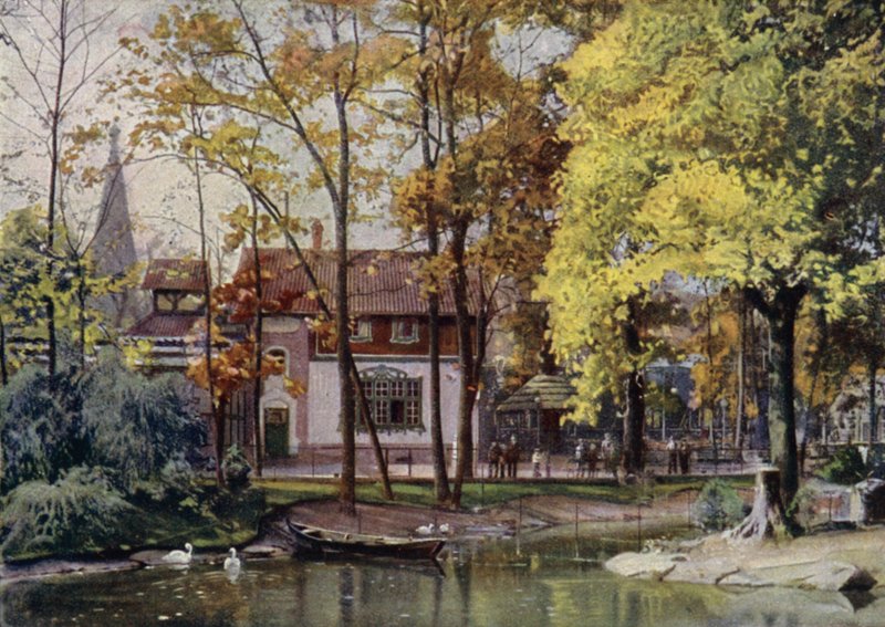 Restaurant Waldschanke, Jardin zoologique de Berlin, Allemagne - German School