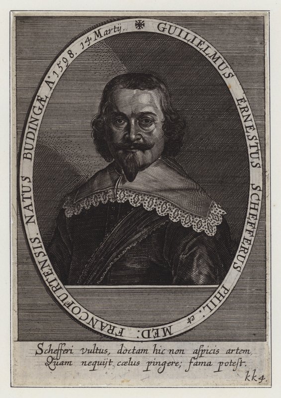 Wilhelm Ernst Scheffer, médecin allemand (gravure) - German School