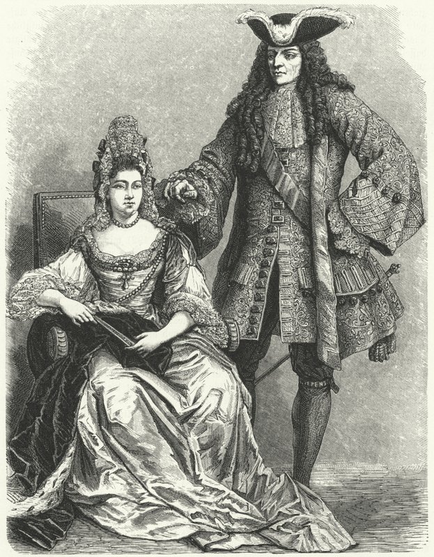 Guillaume III et Marie II, roi et reine d