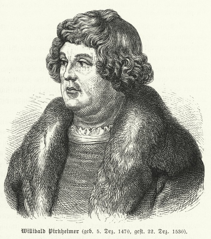 Willibald Pirckheimer, avocat, auteur et humaniste de la Renaissance allemande, et ami d