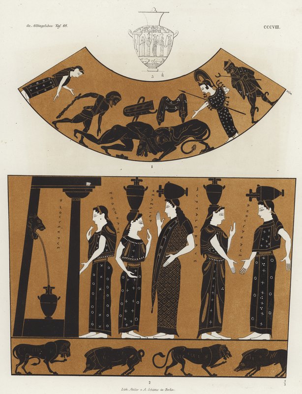 Femmes portant des hydries - German School
