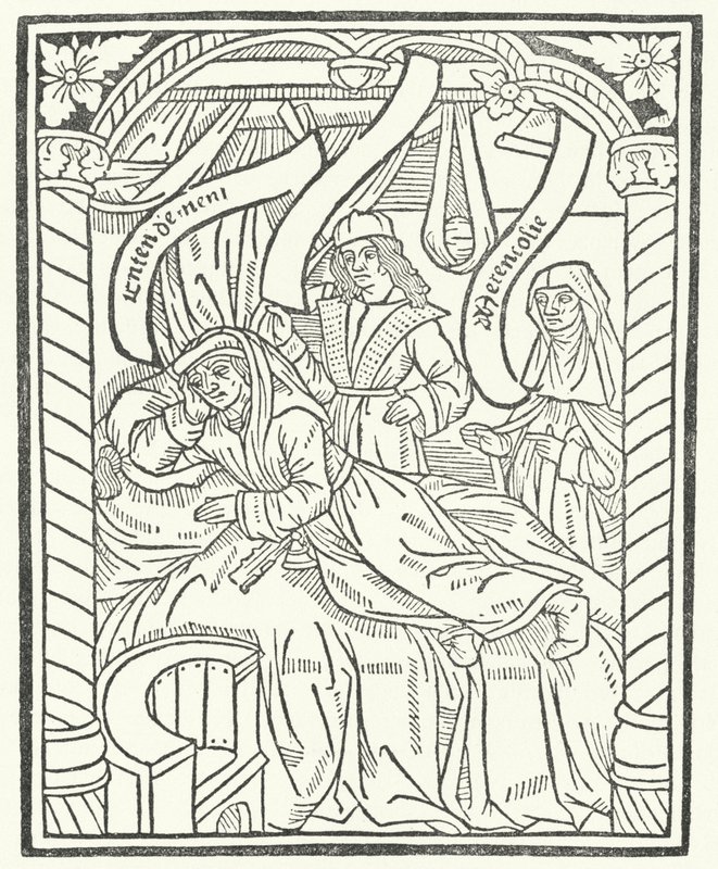 Gravure de la première édition des œuvres d