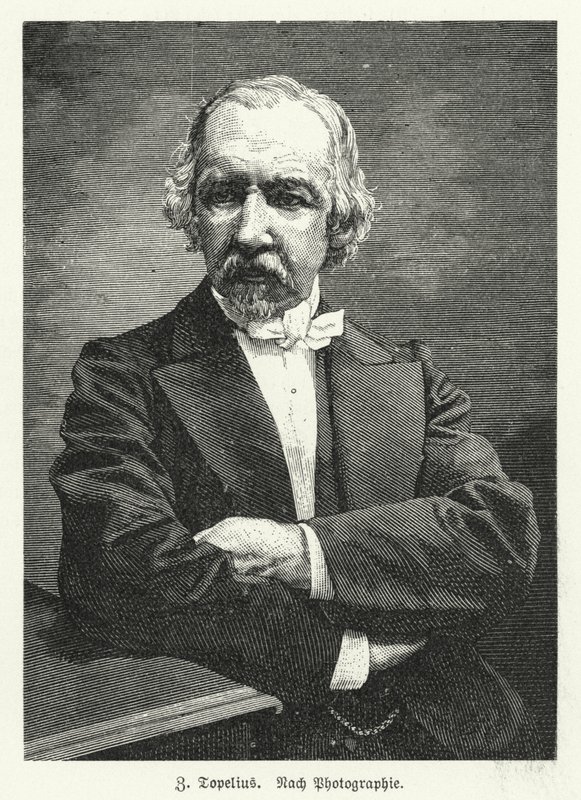 Zachris Topelius, romancier, poète, journaliste et historien finlandais de langue suédoise (lithographie) - German School