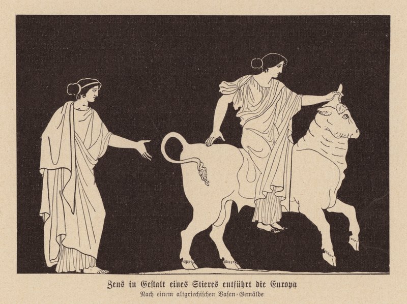 Zeus, sous la forme d