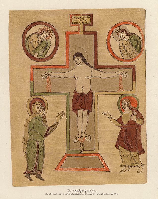 La crucifixion de Jésus-Christ - German School