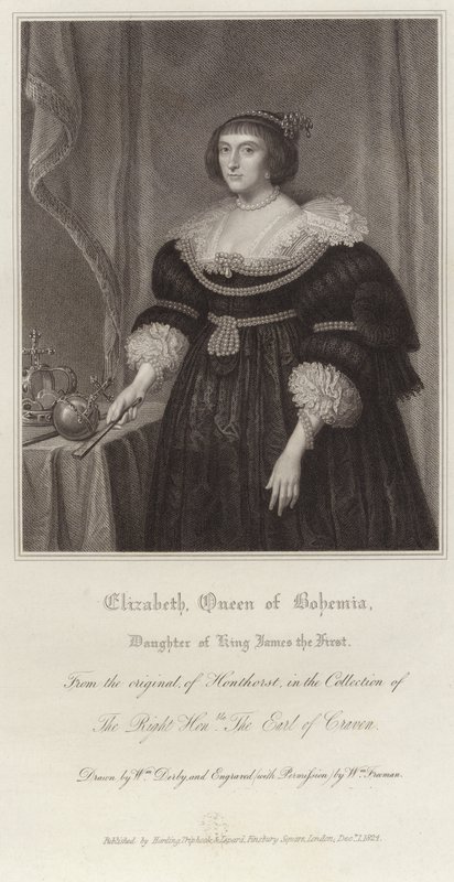 Élisabeth, reine de Bohême - Gerrit van Honthorst