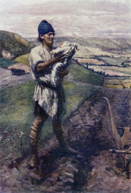 "Dans un champ labouré, le laboureur t