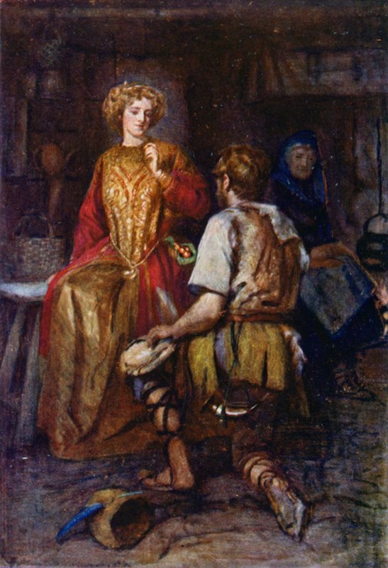 "Souvent de la forêt il apportait des fruits sauvages, dont les côtés étaient empourprés de rouge souriant!" - Gertrude E. Demain (after) Hammond
