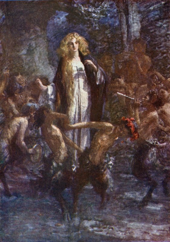 "Les satyres dansaient autour d