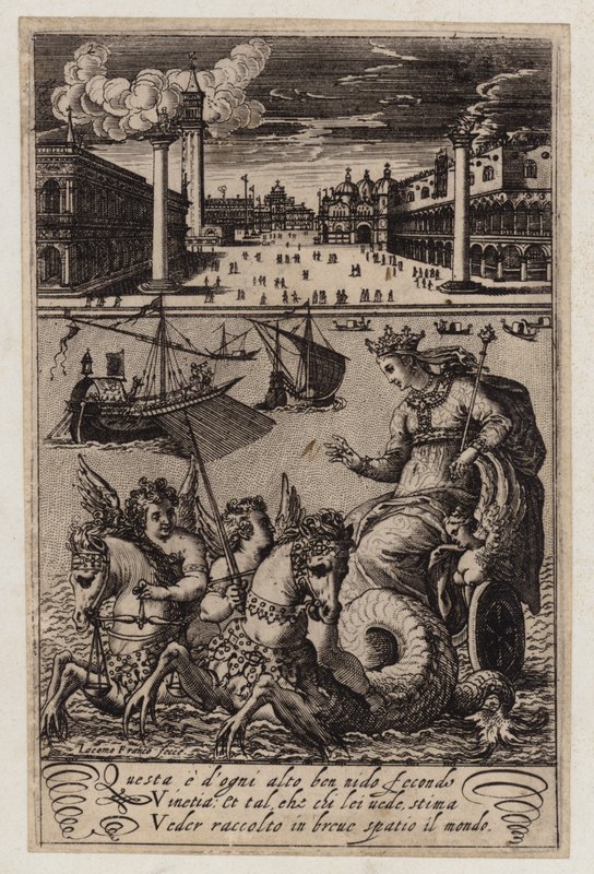 Vue de la place Saint-Marc, Venise - Giacomo Franco