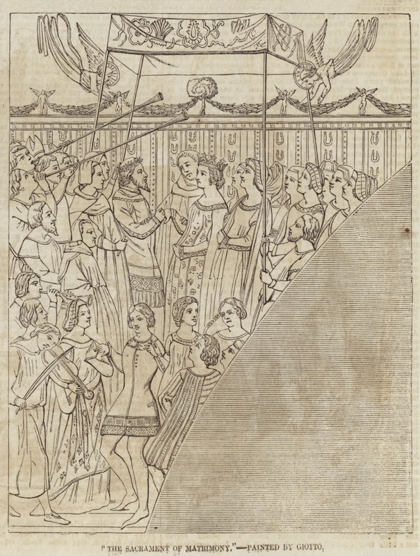 Le sacrement du mariage - Giotto di Bondone
