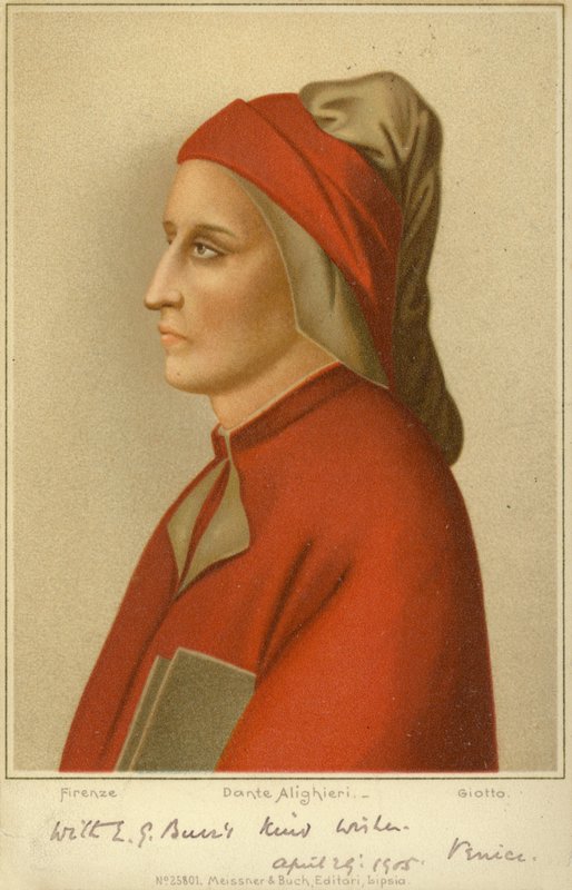Dante Alighieri (vers 1265-1321), poète italien - Giotto di Bondone