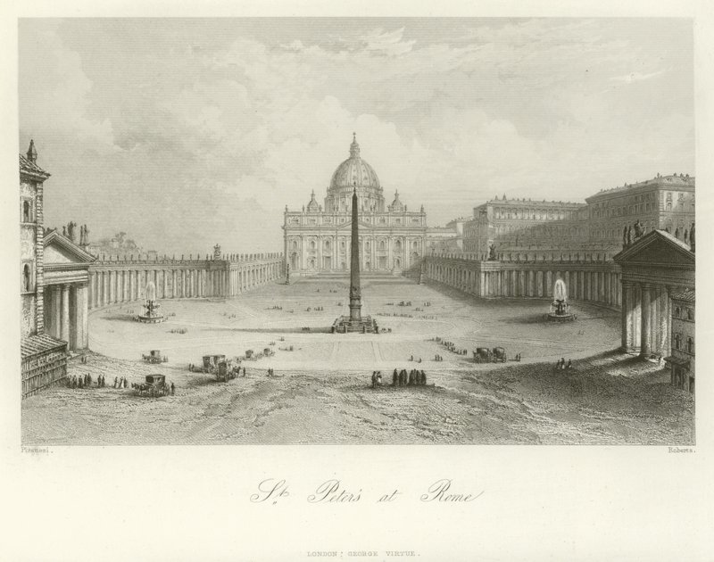 Saint-Pierre à Rome - Giovanni Battista Piranesi