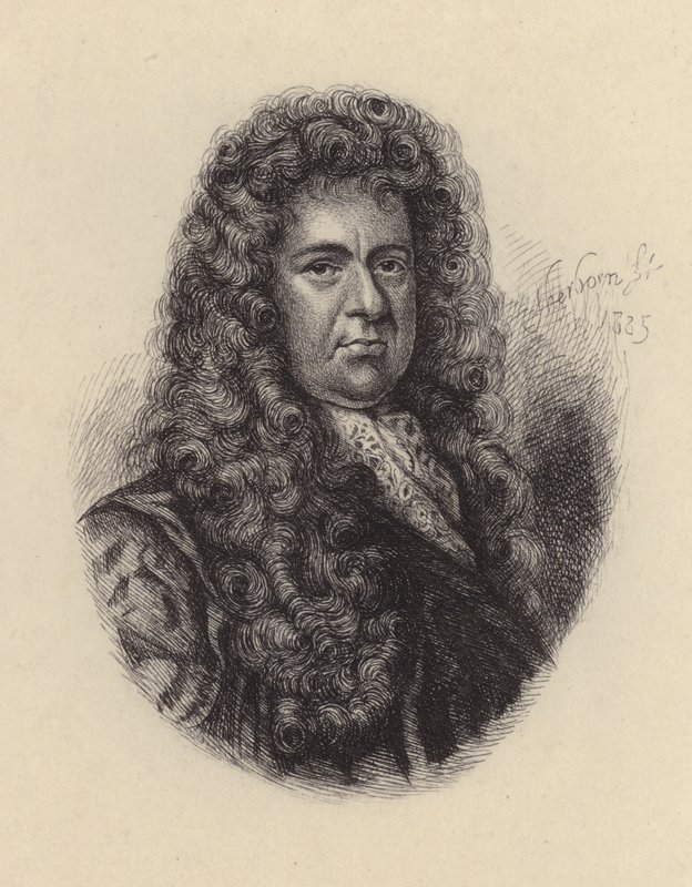 Samuel Pepys, homme politique et diariste anglais (eau-forte) - Godfrey (after) Kneller