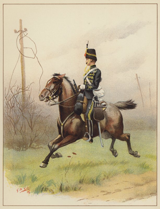Le 10e (Prince of Wales Own Royal) Hussars - Godfrey Douglas Giles