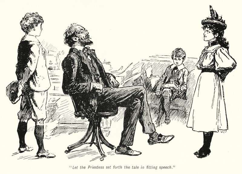 Illustration pour The Story of the Treasure Seekers par E Nesbit - Gordon Frederick Browne