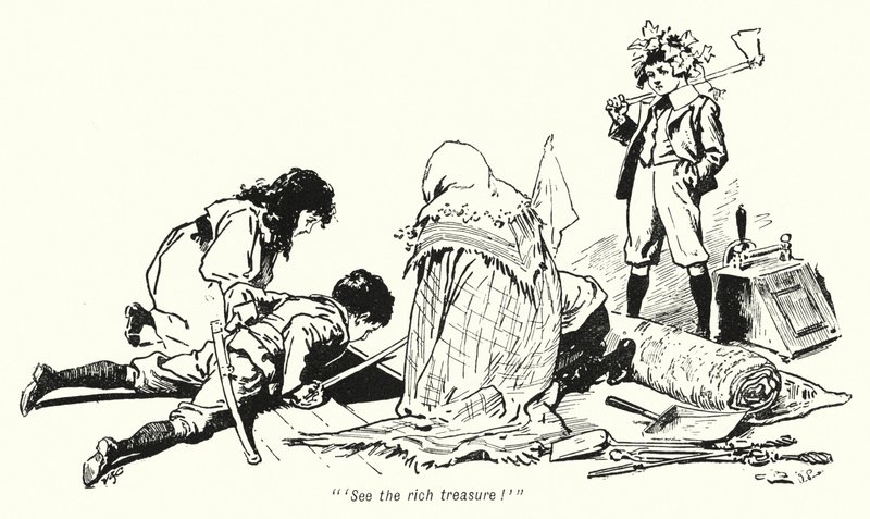 Illustration pour The Story of the Treasure Seekers par E. Nesbit - Gordon Frederick Browne