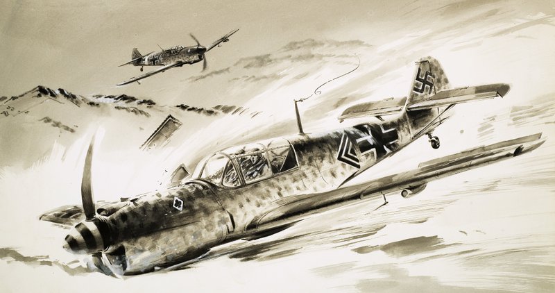 Avion allemand non identifié - Graham Coton