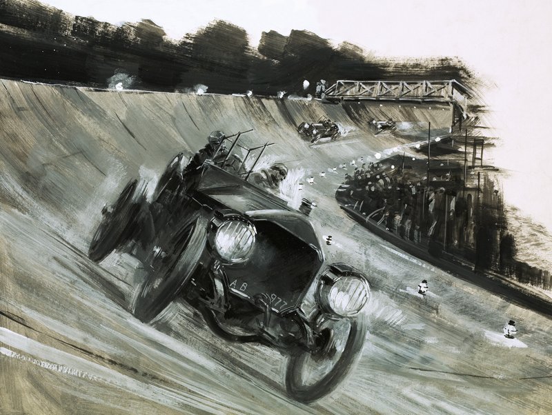 Course automobile non identifiée - Graham Coton