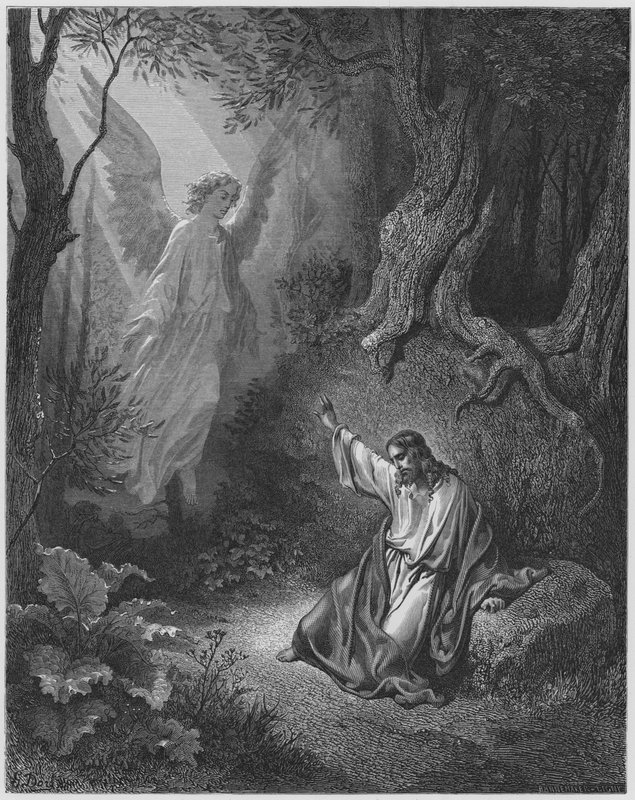 Le Christ dans le jardin - Gustave Dore