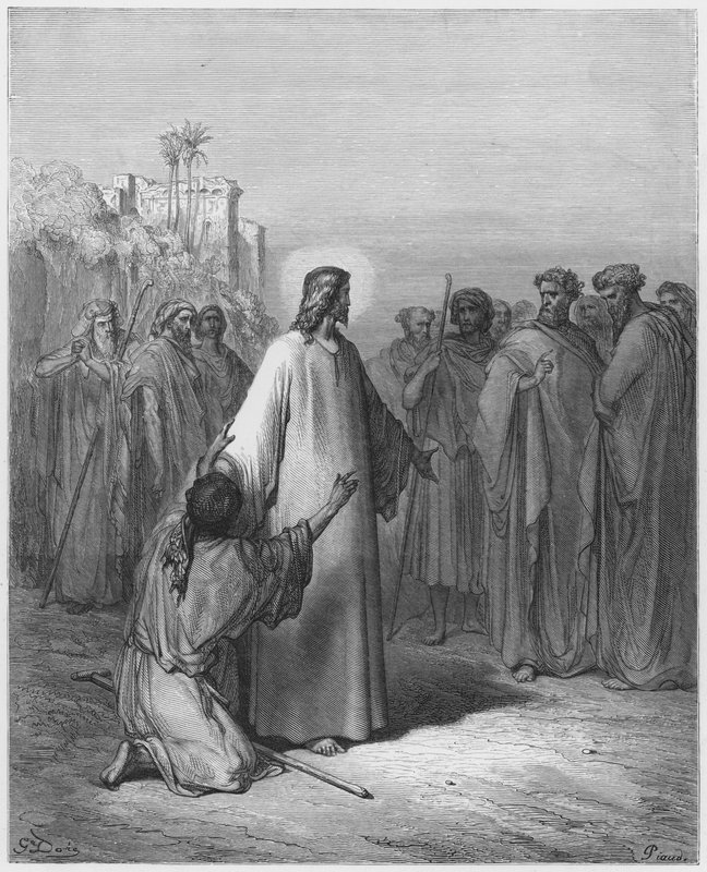 Jésus guérissant l