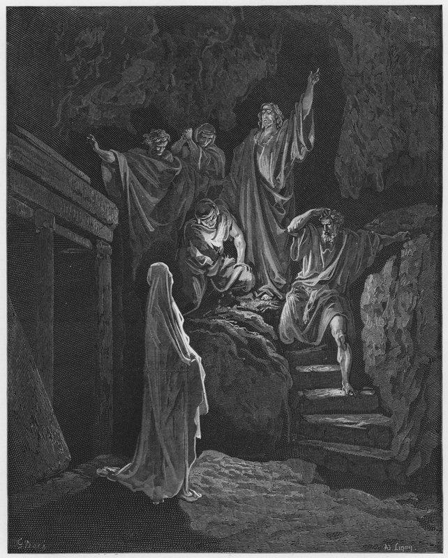 Résurrection de Lazare - Gustave Dore