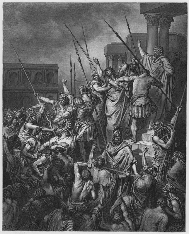 Saint Paul sauvé de la multitude - Gustave Dore