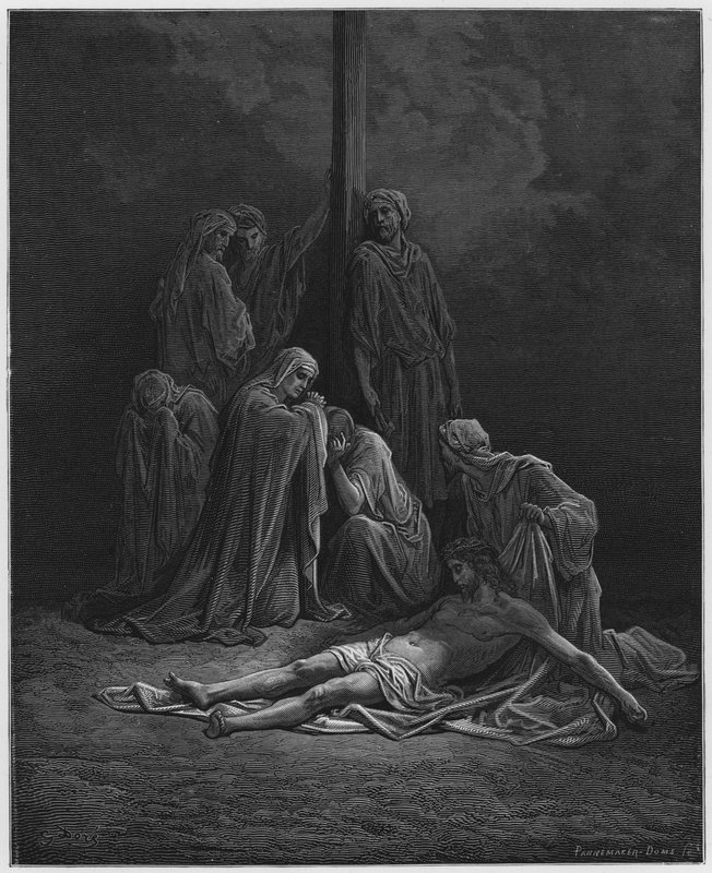 Le Christ mort - Gustave Dore