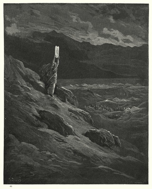 Illustration de Gustave Doré pour Le Paradis Perdu de Milton, Livre XII, vers 236-238 - Gustave Dore