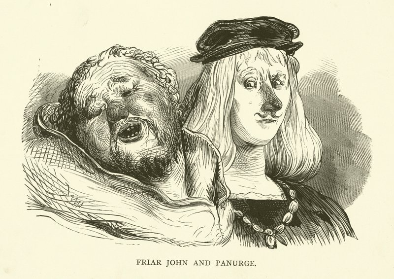 Illustration pour les œuvres de Rabelais - Gustave after Dore