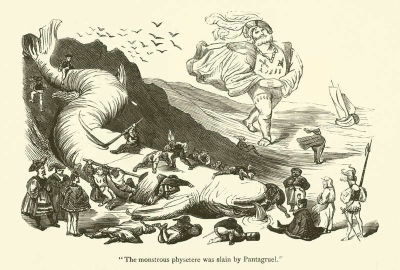 Illustration pour les œuvres de Rabelais - Gustave after Dore
