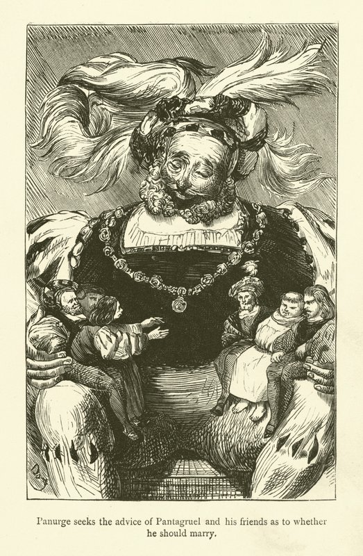 Illustration pour les œuvres de Rabelais - Gustave after Dore