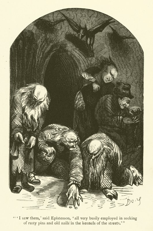 Illustration pour les œuvres de Rabelais - Gustave after Dore