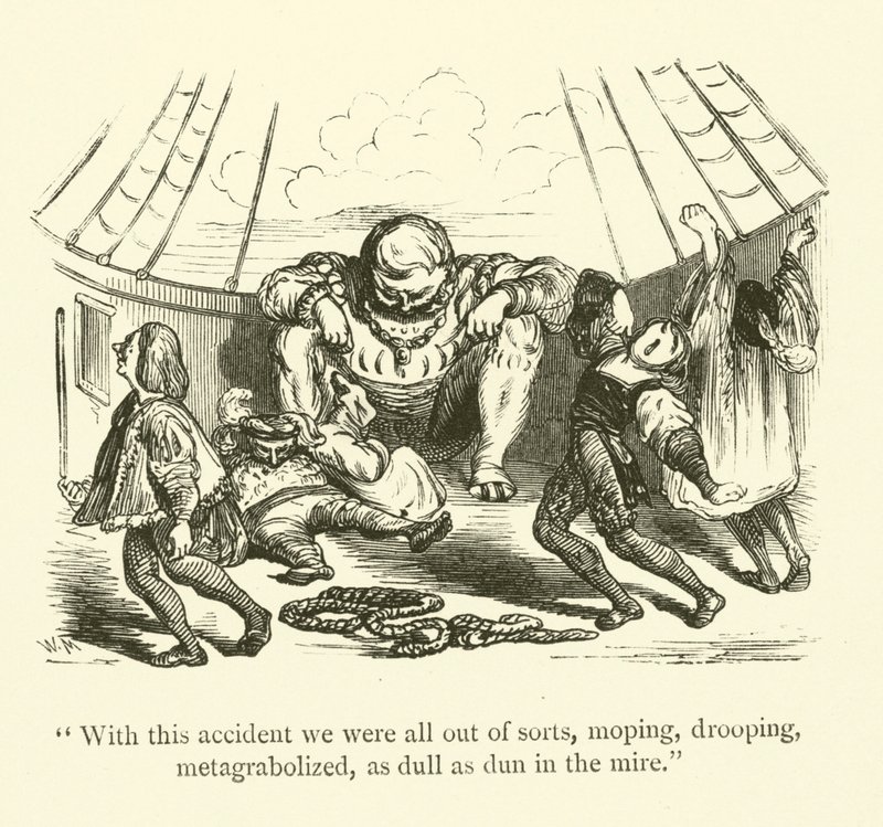 Illustration pour les œuvres de Rabelais - Gustave after Dore