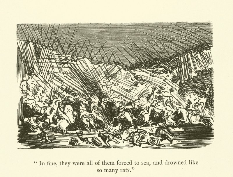 Illustration pour les œuvres de Rabelais - Gustave after Dore