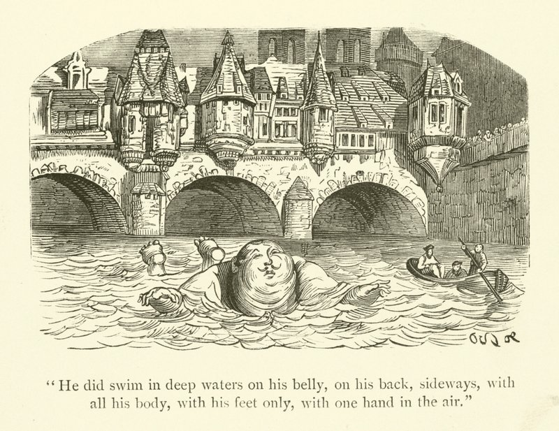 Illustration pour les œuvres de Rabelais - Gustave after Dore