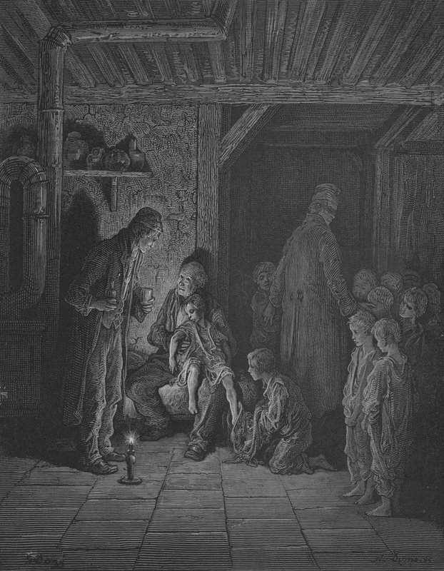 Une maison de refuge - Gustave after Dore